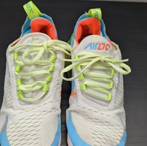 Nike Airmax 270 7Y Blue Gaze Barely Volt CJ9940-400